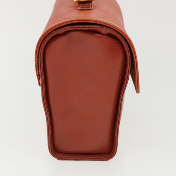 LOEWE Twist Hand Bag Leather Red Auth am3594V - Picture 5 of 14